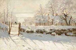  Claude Monet: The Magpie, 1868/69 Oil on canvas, 89 x 130 cm, Musée d’Orsay, Paris, © RMN/Hervé Lewandowski