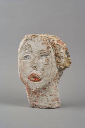 Alberto Giacometti (1901-1966) Cabeza de mujer (Flora Mayo), 1926 Yeso tallado con navaja y pintado 31,2 x 23,2 x 8,4 cm Collection Fondation Alberto et Annette Giacometti, Paris © Fondation Giacometti, Paris / Succession Giacometti, VEGAP / ADAGP Paris, 2011 05 Alberto