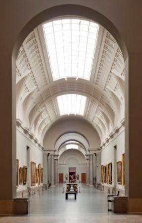 Vista general de la Galería Central. Museo Nacional del Prado