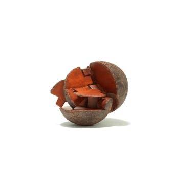 Bochas, 1991 (1 of 7) Wood (quebracho colorado) Diameter of closed balls: 6 cm, 7 cm, 11.5 cm, and four times 12 cm Daros Latinamerica Collection, Zürich Photo: Bruno Alder, Zürich