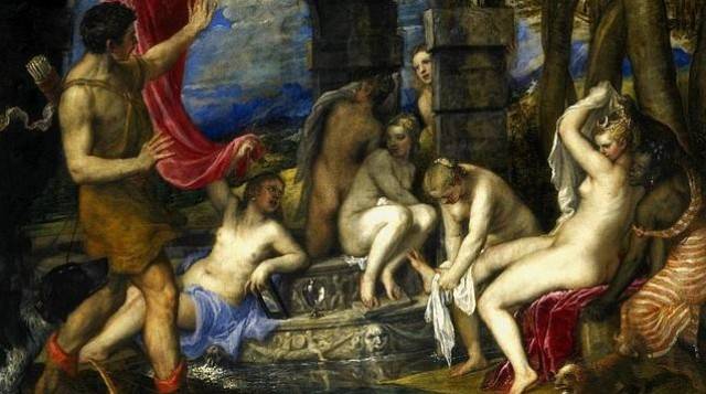 Diana y Calisto. Tiziano