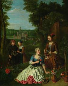 Peeter Snijers (Antwerpen 1681 – 1752),  “The Month of May” . Royal Museums of Fine Arts of Belgium, Brussels, Koninklijke Musea voor Schone Kunsten Van België, Brussel, Musées Royaux des Beaux-Arts de Belgique, Bruxelles. Donation by Mrs. Fernand Saliez-Bautier in commemoration of her brother M. Pierre Bautier honorary conservator Brussel 1958. J. Geleyns/www.roscan.be 