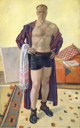 1. Aleksandr Deineka (1800-1969). Una Vanguardia para el proletariado. Autorretrato, 1948. © Pinacoteca Estatal. A.A. Deineka, Kursk.