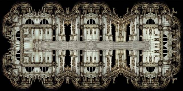 Main Square by Baldassare Longhena, 2011. Digital print on cotton paper. Hahnemüle. 125 x 250 cm. Ed 1/3 A.P