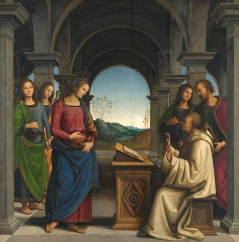 1.	Perugino, The Vision of St. Bernard, 1489/90 © Munich, Alte Pinakothek