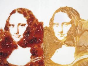 Doble Mona Lisa, por Vik Muniz, 1999