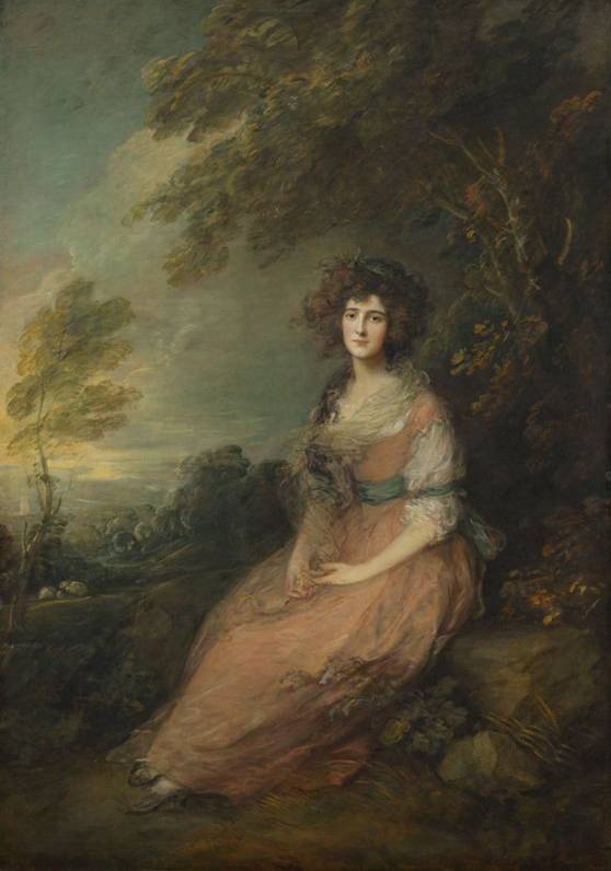  Thomas Gainsborough (1727–1788), Mrs. Richard Brinsley Sheridan, 1785-87, Oil on canvas, 220 x 154 cm, National Gallery of Art, Washington, Andrew W. Mellon Collection Image courtesy of the National Gallery of Art, Washington  