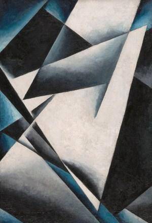 4.	Liubov Popova  Painterly Architectonics, 1918-19  Oil on canvas  731 x 481 mm  State Museum of Contemporary Art - G. Costakis Collection, Thessaloniki, Greece