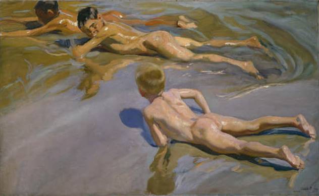 Niños en la playa, por Joaquín Sorolla, 1910 Niños en la playa, por Joaquín Sorolla, 1910