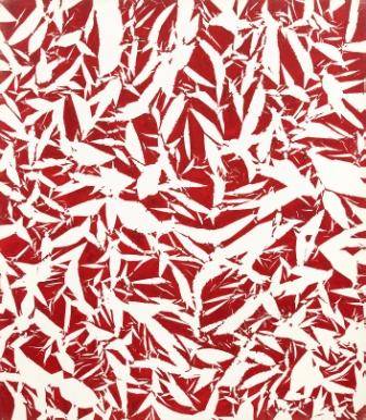 Simon Hantaï, Etude, 1969, oil on canvas.  National Gallery of Art, Washington, Gift of the Collectors Committee  © 2012 Estate Simon Hantaï