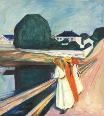 5.	Edvard Munch  The Girls on the Bridge 1927  Munch Museum  © Munch Museum/Munch-EllingsendGroup/DACS 2012