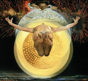 alvador Dalí. The Ascension of Christ, 1958. Oil on canvas. Pérez Simón Collection.