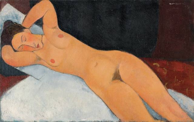 Amedeo Modigliani Nudo, 1917 New York, Solomon R. Guggenheim Museum, Solomon R. Guggenheim Founding Collection, per donazione